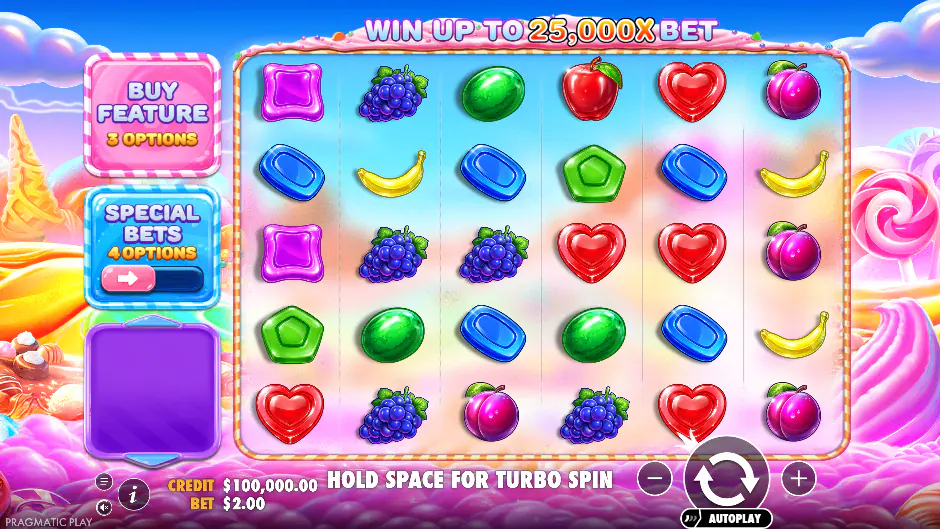 Captura del juego Sweet Bonanza 2500
