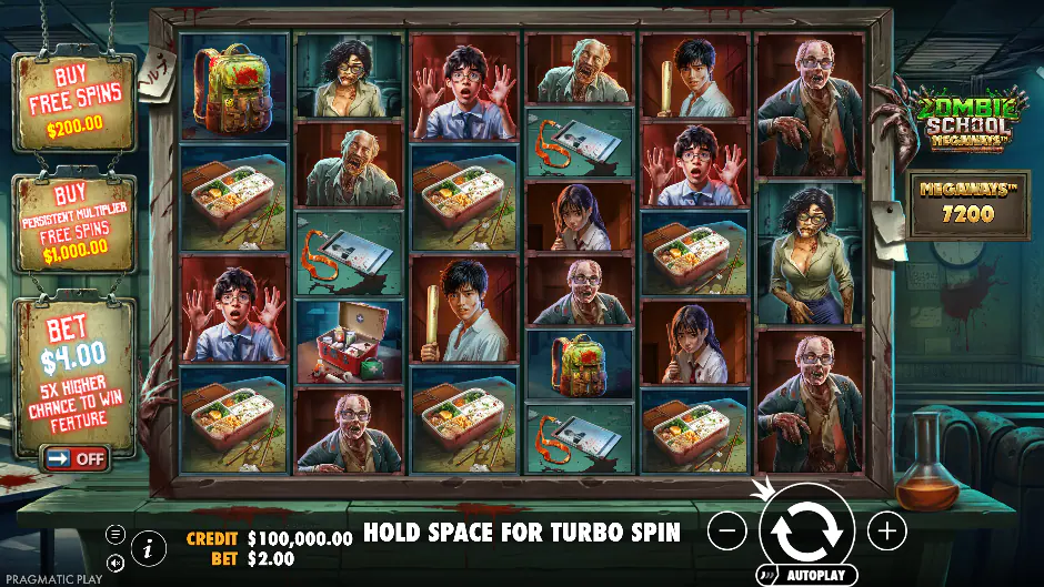 Captura del juego Zombie School
